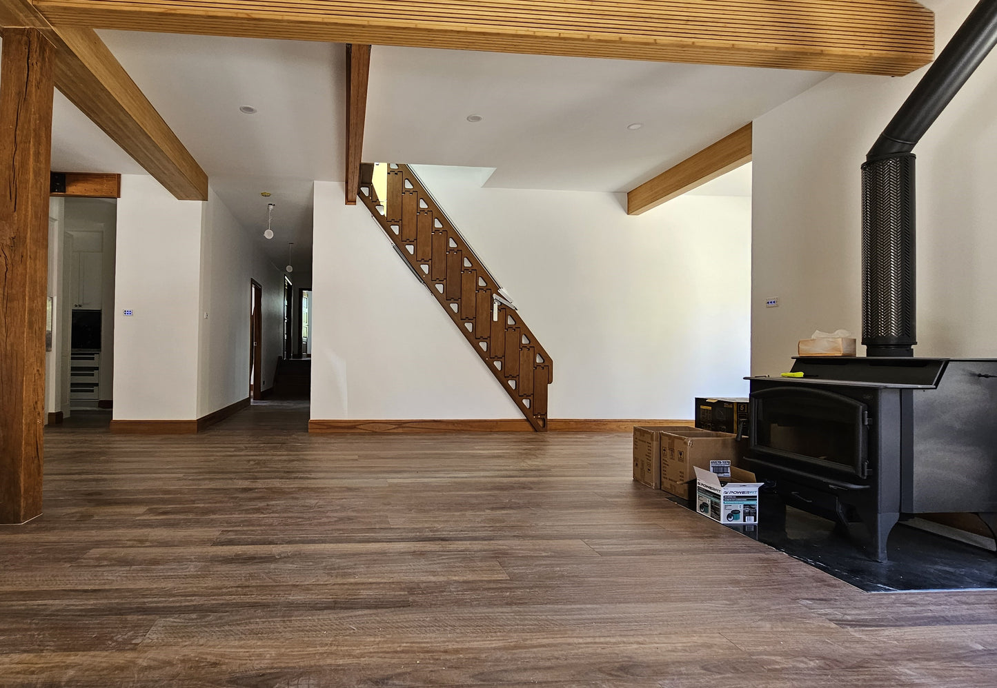 Side Folding Staircase - 2.2m/86.61" - Height customized from 1.2m/47.2" - 3.4m/133.9"