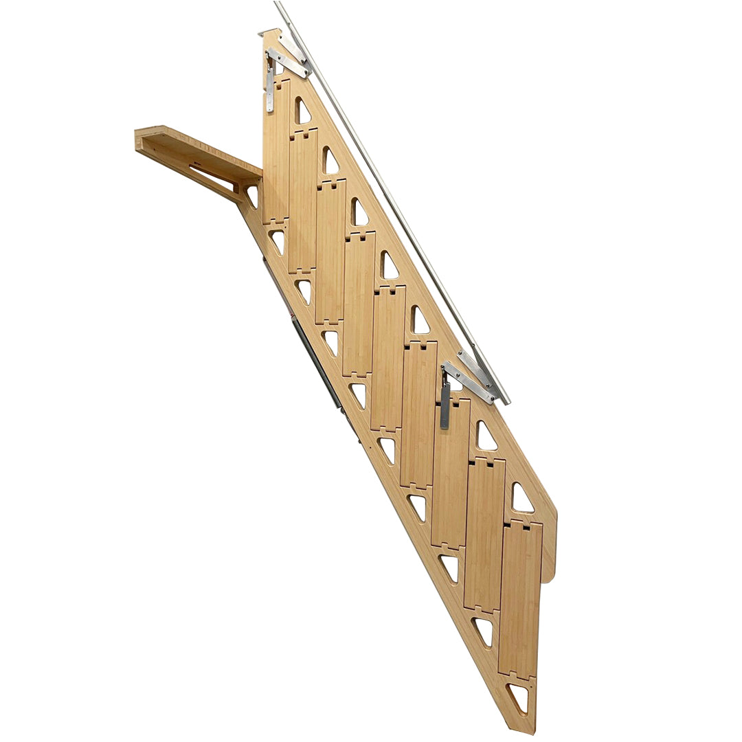 Side Folding Staircase - 2.2m/86.61" - Height customized from 1.2m/47.2" - 3.4m/133.9"