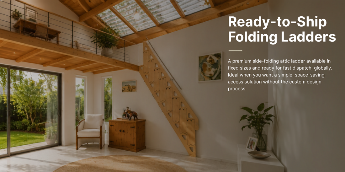 Need Loft Access Without a Staircase? Prefab Folding Ladder Guide