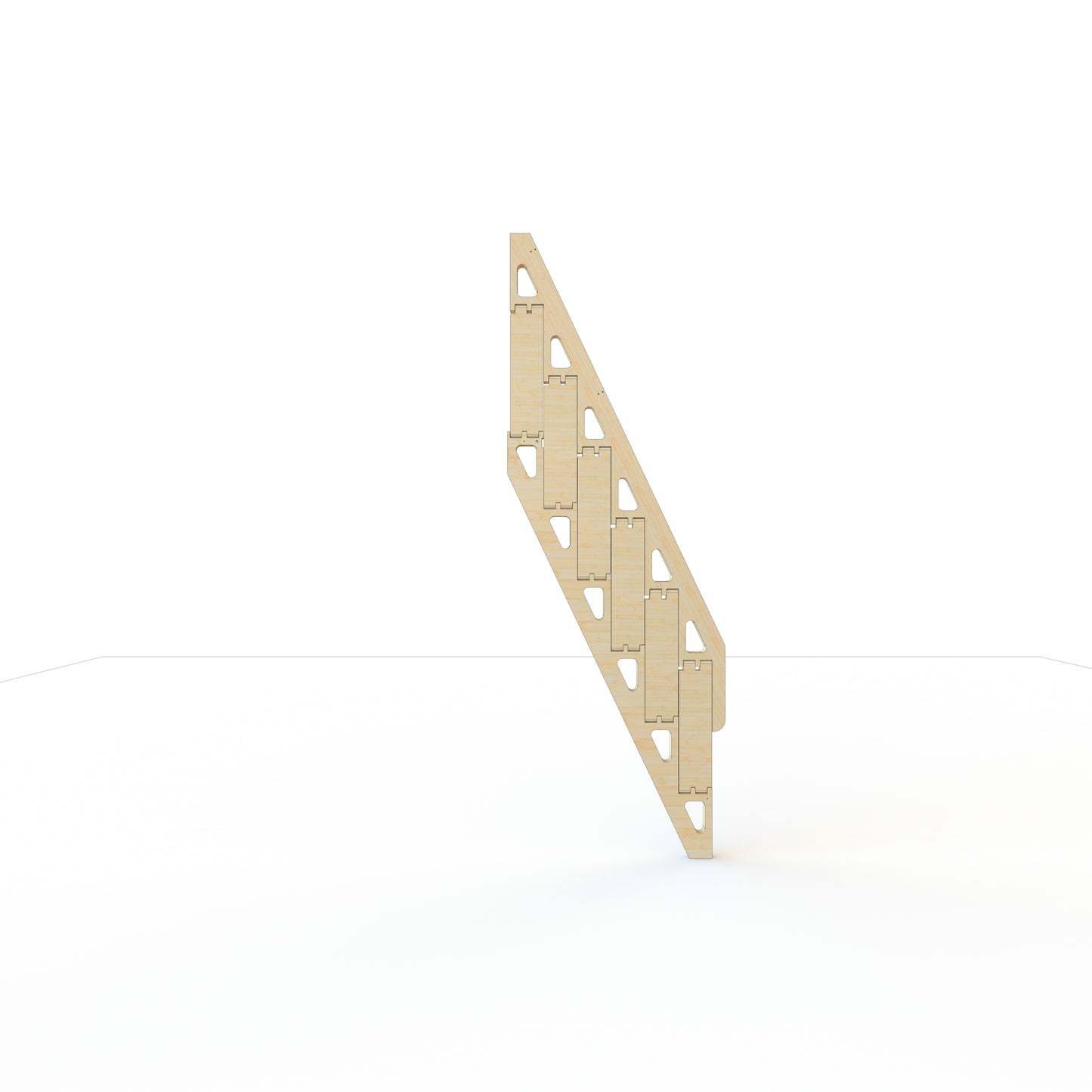 Bcompact Prefabricated Folding Ladder 2.1m / 82.7in Attic Ladder Replacement