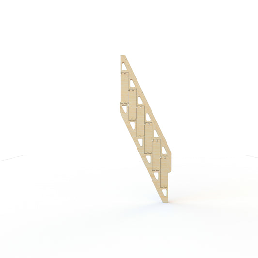 Bcompact Prefabricated Folding Ladder 2.1m / 82.7in Attic Ladder Replacement