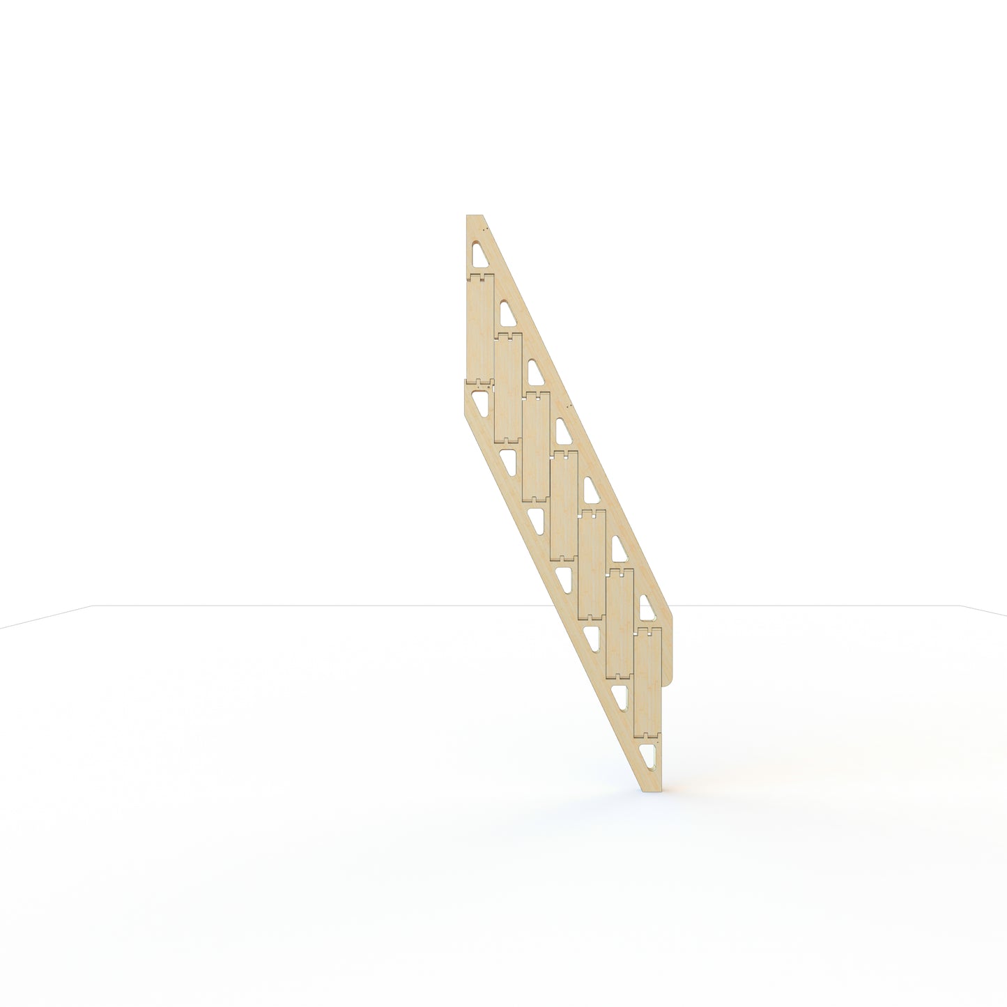 Bcompact Prefabricated Folding Ladder 2.4m / 94.5in Attic Ladder Replacement