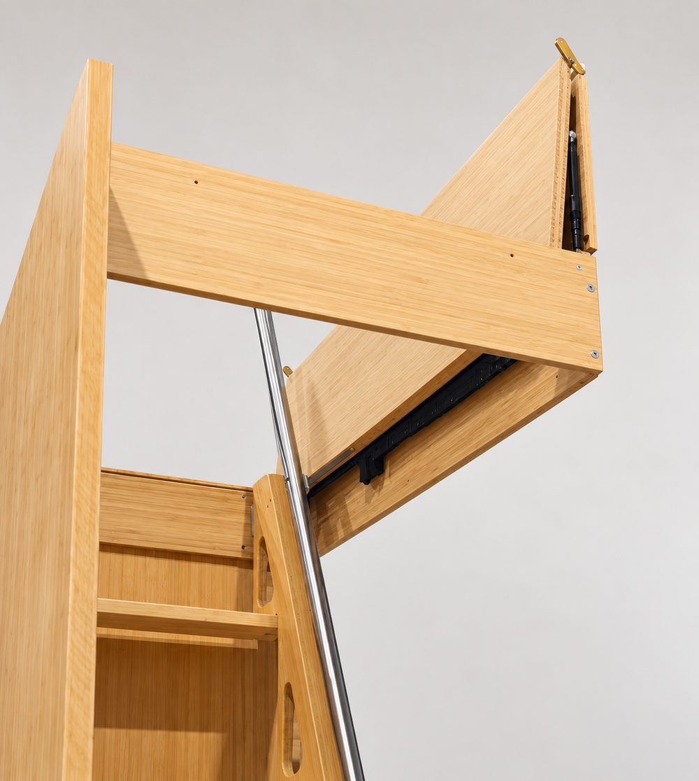 Bi-Folding Hatch for Prefab Attic Ladders | Bcompact